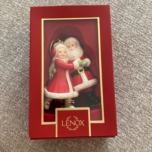 WNT Lenox Ice-Skating Santa & Mrs. Claus ornament
